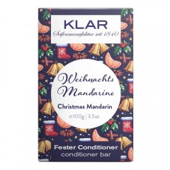 Klar Seifen Fester Conditioner Weihnachtsmandarine 100g  Твердый кондиционер Рождественский мандарин 100г
