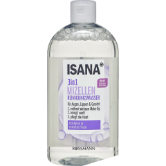 ISANA 3 in 1 Mizellen Reinigungswasser Исана Мицеллярная технология Лосьон по уходу за кожей лица для сухой и чувствительной кожи  400 мл