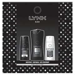 Lynx schwarz Trio Geschenk Set Подарочный набор