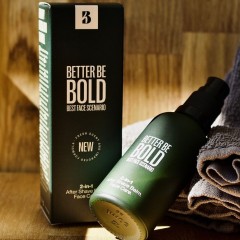 BETTER BE BOLD 2-in-1 After Shave Balm & Gesichtscreme mit Magnolienextrakt und Hyaluron 2-в-1 бальзам после бритья и крем для лица с экстрактом магнолии и гиалуроном