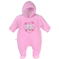 La Bortini Baby Overall Wagenanzug mit Kapuze Outdoor-Overalls fur Madchen Детский комбинезон для детской коляски с капюшоном уличный комбинезон для девочек