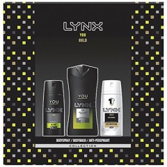 Lynx Sie + Gold Trio Geschenk Set Подарочный набор