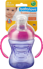 babylove Чашка для питья , lila / rosa, 240 мл