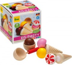 ERZI Spiellebensmittel Sortierung Eis-Party Игра «Сортировка еды» Ice Cream Party