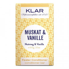 Klar Seifen Fester Conditioner Muskat &amp; Vanille 100g  Твердый кондиционер мускатный орех и ваниль 100г