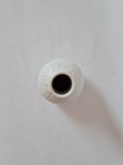 Thomas Фарфоровая ваза белая с фактурным узором, 11см, Германия, 1950-60гг.