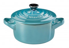 Le Creuset LE CREUSET Mini-Cocotte Karibik METALLICS blau LE CREUSET мини-кокотка Карибский МЕТАЛЛИК