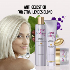 Hair Biology Silver & Glowing Haarmaske Серебряная и сияющая маска для волос