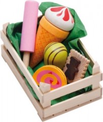 ERZI Spiellebensmittel Sortiment Susswaren Ассортимент кондитерских изделий Play food