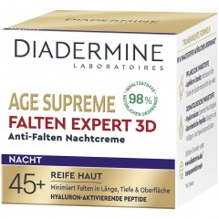 DIADERMINE Falten Expert 3D Nachtcreme Fur Reife Haut Wrinkle Expert 3D ночной крем для зрелой кожи