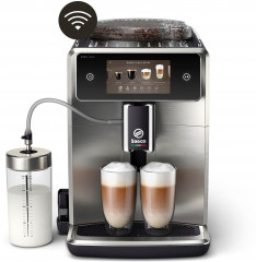 Saeco Saeco Kaffeevollautomat Xelsis Deluxe SM8785/00, fur 22 Kaffeespezialitaten, mit 8 Benutzerprofilen und 5" Touchscreen  Полностью автоматическая кофемашина Saeco Xelsis Deluxe SM8785/00, для 22 сортов кофе, с 8 профилями пользователя и сенсорным экр