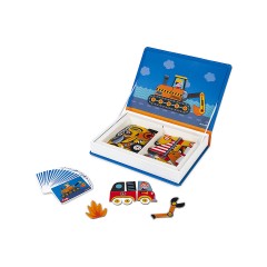 Janod Magnetbuch Fahrzeuge Транспортные средства с магнитной книгой