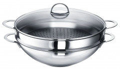 Schulte-Ufer Schulte-Ufer WOK-SET Onda 4-tlg. silber Schulte-Ufer НАБОР ДЛЯ ВОК Onda, 4 предм.