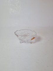 Anna Hutte Хрустальная чаша, 11см x 6.5см x 6см, Германия, 1960-70гг.