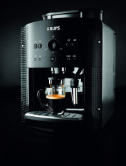 Krups Krups Kaffeevollautomat Essential EA810870 Kaffeevollautomat LatteGo Milchaufschaumer Display, Kaffeeautomat Cafemaschine Kaffeemaschine mi Mahlwerk Vollautomat Cafe  Полностью автоматическая кофемашина Krups Essential EA810870 полностью автоматичес