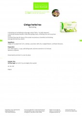 Krauterhaus Sanct Bernhardt Ginkgo Гинкго herbal tea 50 g