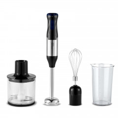 Rosnek Rosnek Handmixer Mixer,1000 W, 4 IN 1, 5-Gang-Einstellung,schwarz, 1000 W, inklusive Schneebesen, 500ml Zerkleinerer und 700ml Messbecher  Ручной миксер Rosnek, 1000 Вт, 4 IN 1, 5-скоростной режим, черный, 1000 Вт, включая венчик, измельчитель на 5