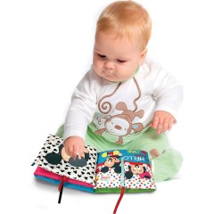 Clementoni Disney Baby Stoff-Buch Диснеевская книга о детских вещах