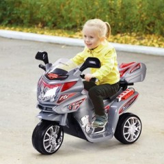 COSTWAY Kindermotorrad mit 3 PP Radern bunten Scheinwerfern Детский мотоцикл с 3 полипропиленовыми колесами и яркими фарами.