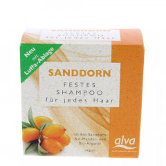 Alva Naturkosmetik Sanddorn Festes Shampoo Облепиха твердый шампунь