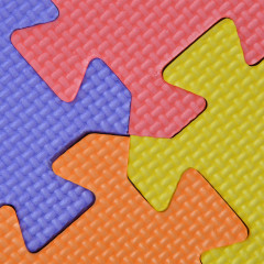 Pink Papaya Puzzlematte mit Zahlen und Buchstaben Puzzlestar ABC\/123 Коврик-пазл с цифрами и буквами Puzzlestar ABC/123