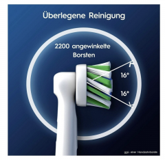 Oral-B Насадки для электрической зубной щетки CrossAction, 4 шт