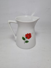 Schrinding Bavaria Фарфоровый молочник "Красная роза", 7,5 x 8 см, Германия, 1960-70гг.