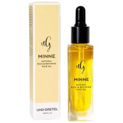 Und Gretel MINNE Natural Rich &amp; Refining Face Oil  MINNE Натуральное насыщенное и очищающее масло для лица