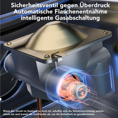 Melko Melko Gaskocher Gaskocher Campingkocher mit Koffer Herd Kartuschenkocher Gasherd, (Stuck), Piezozundung Газовая плита Melko газовая плита походная плита с чемоданной плитой картриджная плита газовая плита, (лепнина), пьезоподжиг
