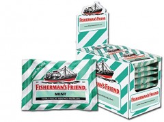 Fisherman's Friend Mint Фишерманс Френд Конфеты Мята без сахара, Коробка 24 шт. x 25 г