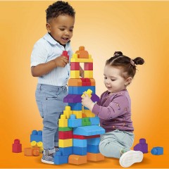 Mattel Mega Bloks Bausteinebeutel bunt (80 Teile) Мешок для строительных блоков Mega Bloks цветной (80 шт.)