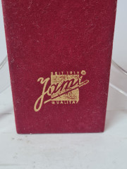 Ложка серебряная винтажная Jami-Favorit в заводской коробке с паспортом изделия, 17 x 6 см, Германия, 1960-70гг.