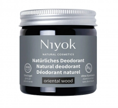 Niyok 2in1 Deodorant Oriental Wood 40ml Дезодорант-крем 2 в 1 Oriental Wood, 40 мл, без спирта и алюминия, Германия