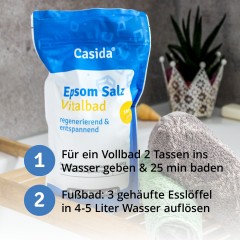 Casida EPSOM Salz Vitalbad Солевая ванна EPSOM