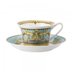 Rosenthal meets Versace Rosenthal Versace Prestige Gala Le Bleu Teetasse 0,22 L 2-tlg. Чашка для чая Rosenthal Versace Prestige Gala Le Bleu 0,22 л 2 шт.