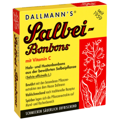 Dallmann's Леденцы с шалфеем и витамином C, 20 шт.