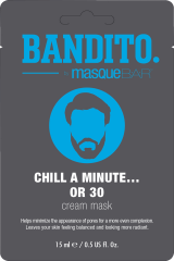 Masquebar (Маскебар) Bandito Chill a Minute... or 30 Creme Maske Маска для лица, 1 шт.