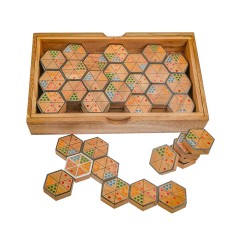 LOGOPLAY Hexadomino fur 2 bis 6 Spieler Гексадомино от 2 до 6 игроков