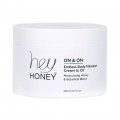 Hey Honey On And On Creme-Ol fur endlose Korpermassage On And On Крем-масло для бесконечного массажа тела