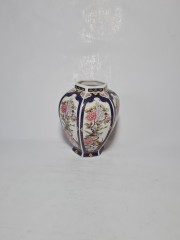 Ваза винтажная в японском стиле IMARI "Пионы", средняя, 15 см, Япония, 1960-70гг.