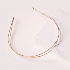 The Hair Edit Gold Carved Chaplet Headband Золотая резная повязка на голову в виде часовни