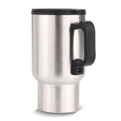 Yoyaxi Yoyaxi Reise-Wasserkocher Isolierter, beheizter Reisebecher, 12-V-Autoanschluss-Flasche zum Einstecken in Tasse, Tee,Kaffee, 450 ml Дорожный чайник Yoyaxi, изолированная дорожная кружка с подогревом, 12 В, автомобильная вилка для бутылки, чашка дл