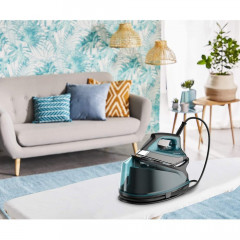 Rowenta Rowenta Dampfbugeleisen DG762 2200 W 1,1 l Mikrodampf 400 HD Laser-Grundplatte Schwarz, Blau Паровой утюг Rowenta DG762 2200 Вт 1,1 л Micro Steam 400 HD Лазерная опорная пластина Черный, Синий