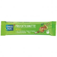 GENUSS PLUS Fruchtschnitte Musli 40 г