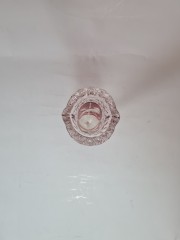 Red Bird Hofbauer Хрустальная ваза " Птица на красном фоне" 17см x 6см, 1970-80гг.