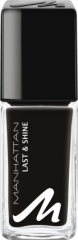 MANHATTAN Cosmetics Лак для ногтей Last &amp; Shine Nail Polish 950 BLACK IS BACK, 10 мл