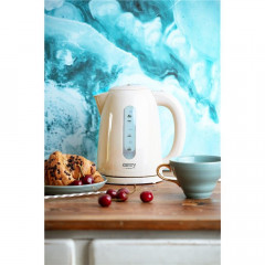 Camry Camry Wasserkocher CR 1254L, 1,7 Liter, elektrisch, beige, 360 Grad drehbar, Abschaltautomatik Чайник Camry CR 1254L, 1,7 л, электрический, бежевый, поворот на 360 градусов, автоматическое отключение