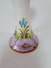 Alba Adriatiс Ваза фарфоровая  "Сиреневые цветы", 15см x 9см, 1960-70гг.