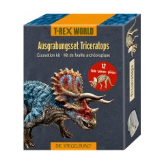 Die Spiegelburg Ausgrabungsset Triceratops T-Rex World (ca.18x7x4 cm) Набор для раскопок Triceratops T-Rex World (ок. 18x7x4 см)