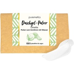 puremetics Duschgel-Pulver Limette Порошок геля для душа лайм